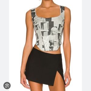 MIAOU Campbell Corset Stone Grey